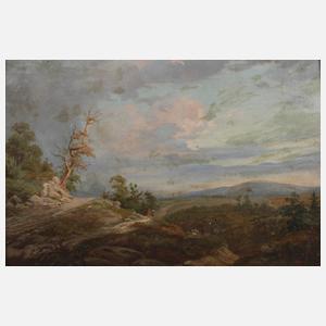 Sommerlandschaft in Gewitterstimmung