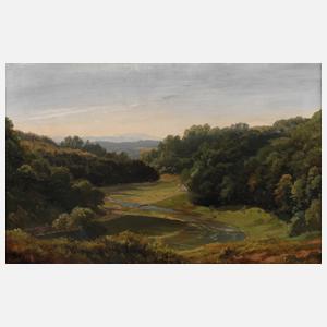 Sommerliche Gebirgslandschaft mit Teich