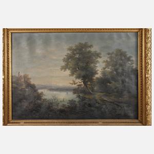 Abendlicher Gebirgssee