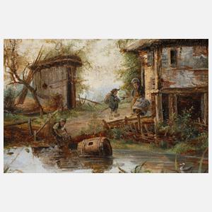 Prof. Johann Christian Klengel, Dorfidyll