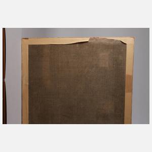 Tanzende Putti vor arkadischer Landschaft