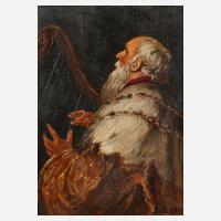 ”König David die Harfe spielend” nach Rubens111