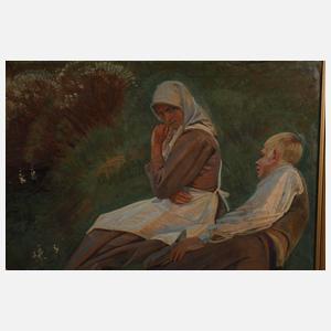 Knud Sinding, Rast am Bachufer