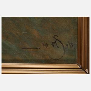 Knud Sinding, Rast am Bachufer