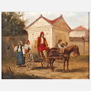 J. Wolfram, „Wasserverkäufer in Bukarest“