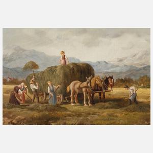 Andreas Speier, Bei der Heuernte