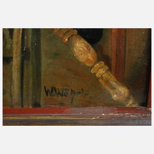 W. Wöhrle, Am Spinnrad