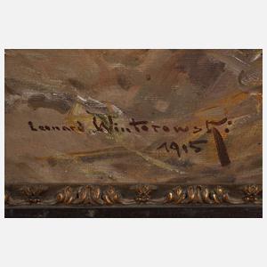 Leonard Winterowski, Schlachtenbild