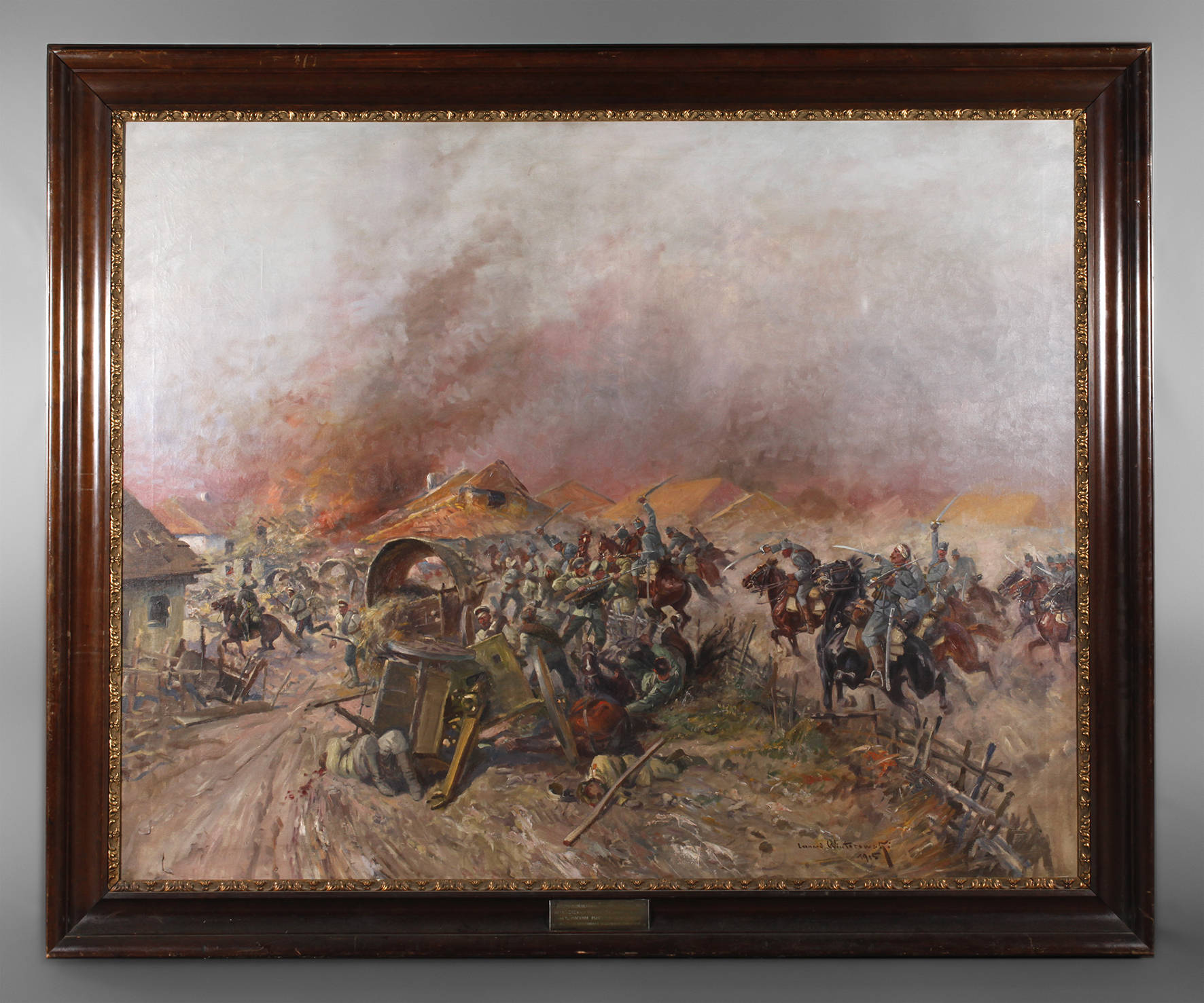 Leonard Winterowski, Schlachtenbild