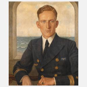 Sophus Hansen, Junger Mann in Marineuniform