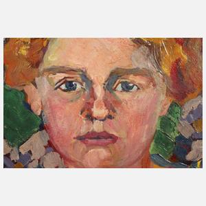 Jugendstil-Mädchenportrait