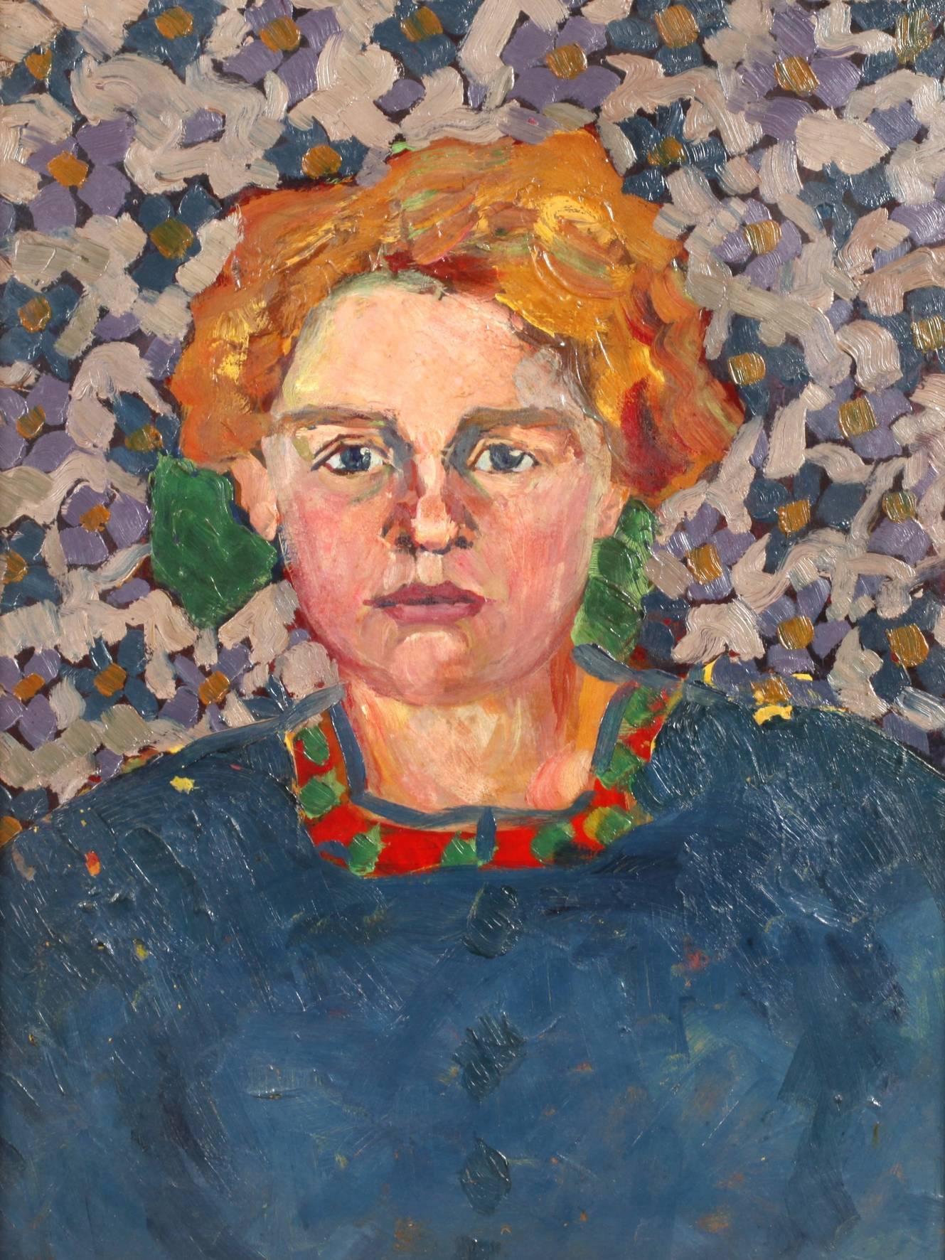 Jugendstil-Mädchenportrait