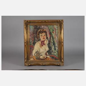 André Valck, Kokotte im Café