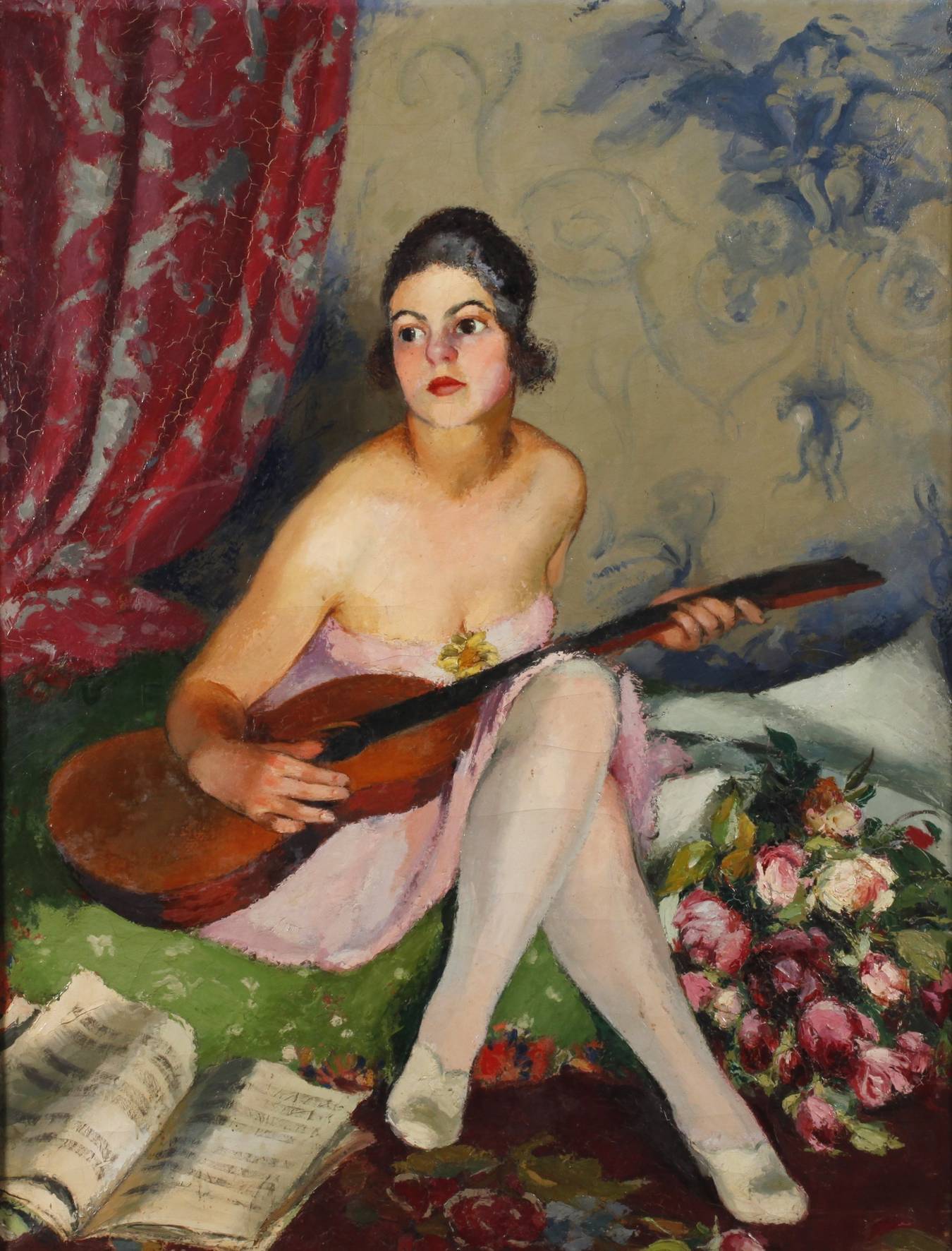 Josué Gaboriaud, Mädchen mit Gitarre