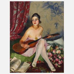 Josué Gaboriaud, Mädchen mit Gitarre