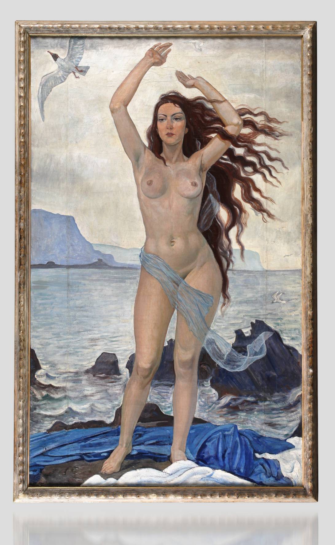 Max Beringer, Mädchenakt am Meer