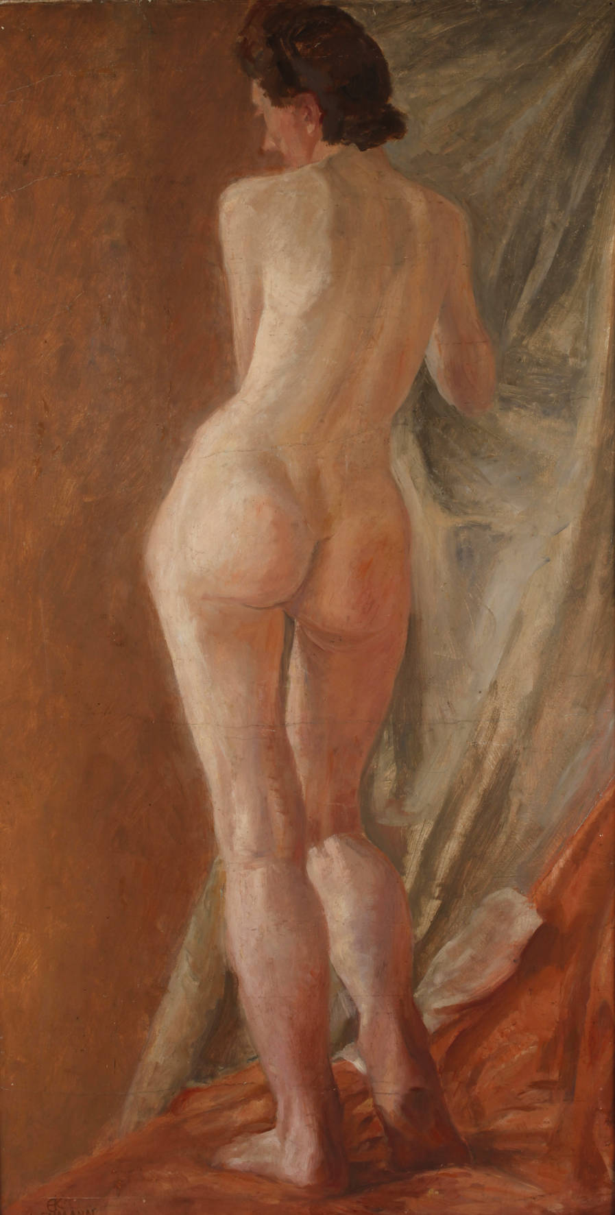 Konrad Ehmann, Mädchenrückenakt