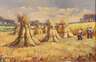 M. v. Höppe, Spätsommerliche Erntelanschaft
