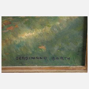 Ferdinand Barth, Allee in Spätsommerlandschaft