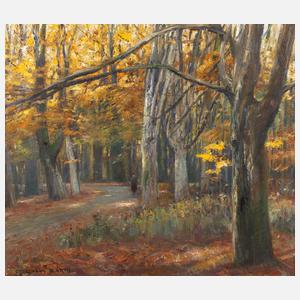 Ferdinand Barth, Spaziergänger im Herbstwald