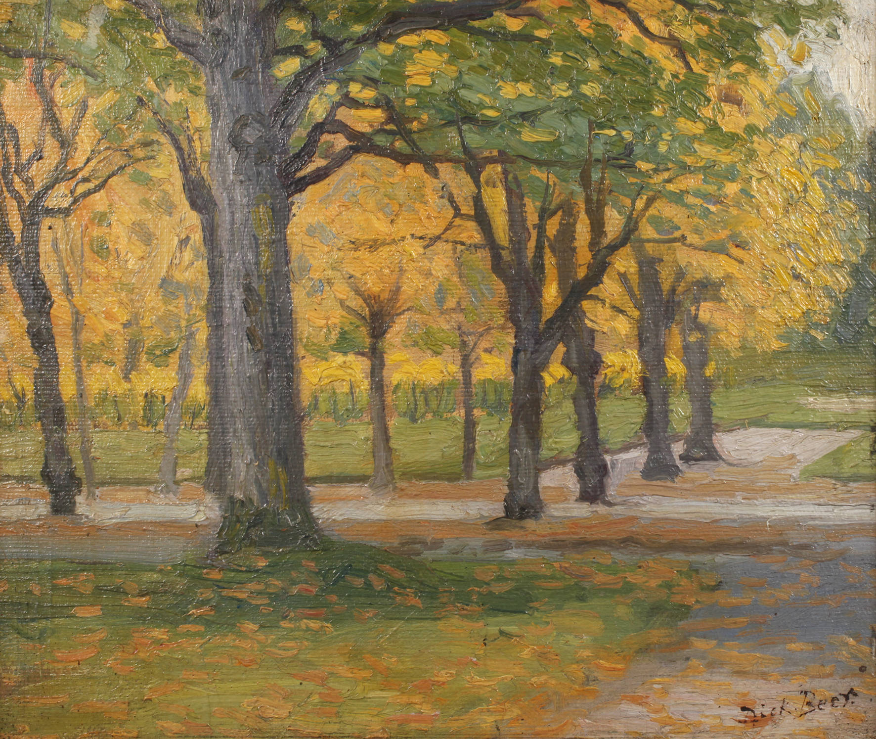 Dick Beer, Herbstliche Allee