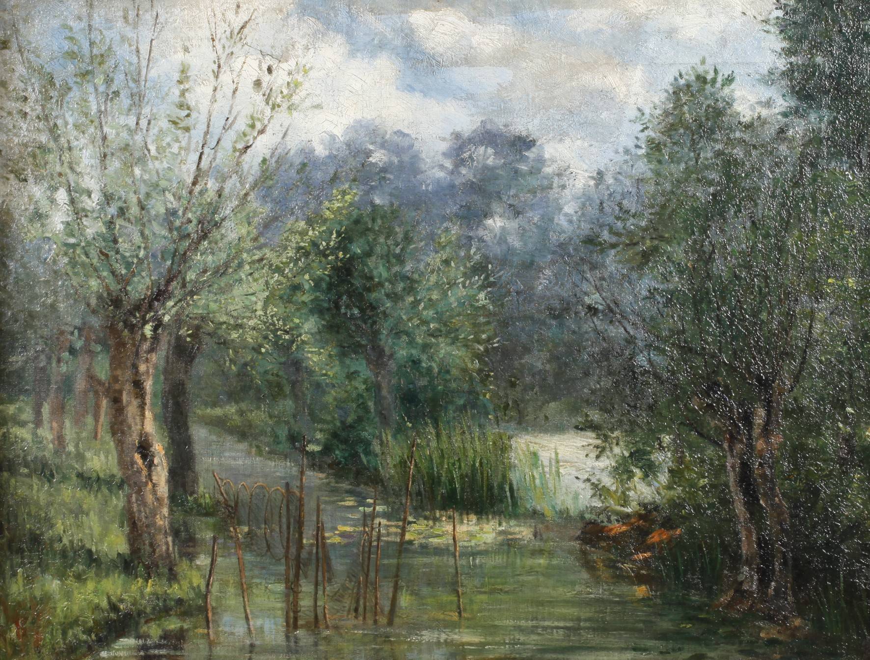 Sommerliche Bachlandschaft