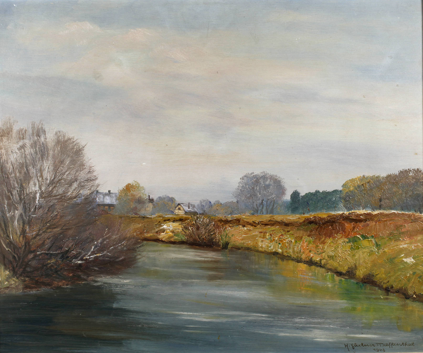 Hans Gärtner-Treffenthal, Flusslandschaft