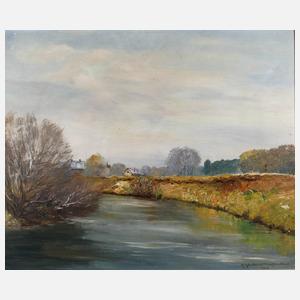 Hans Gärtner-Treffenthal, Flusslandschaft