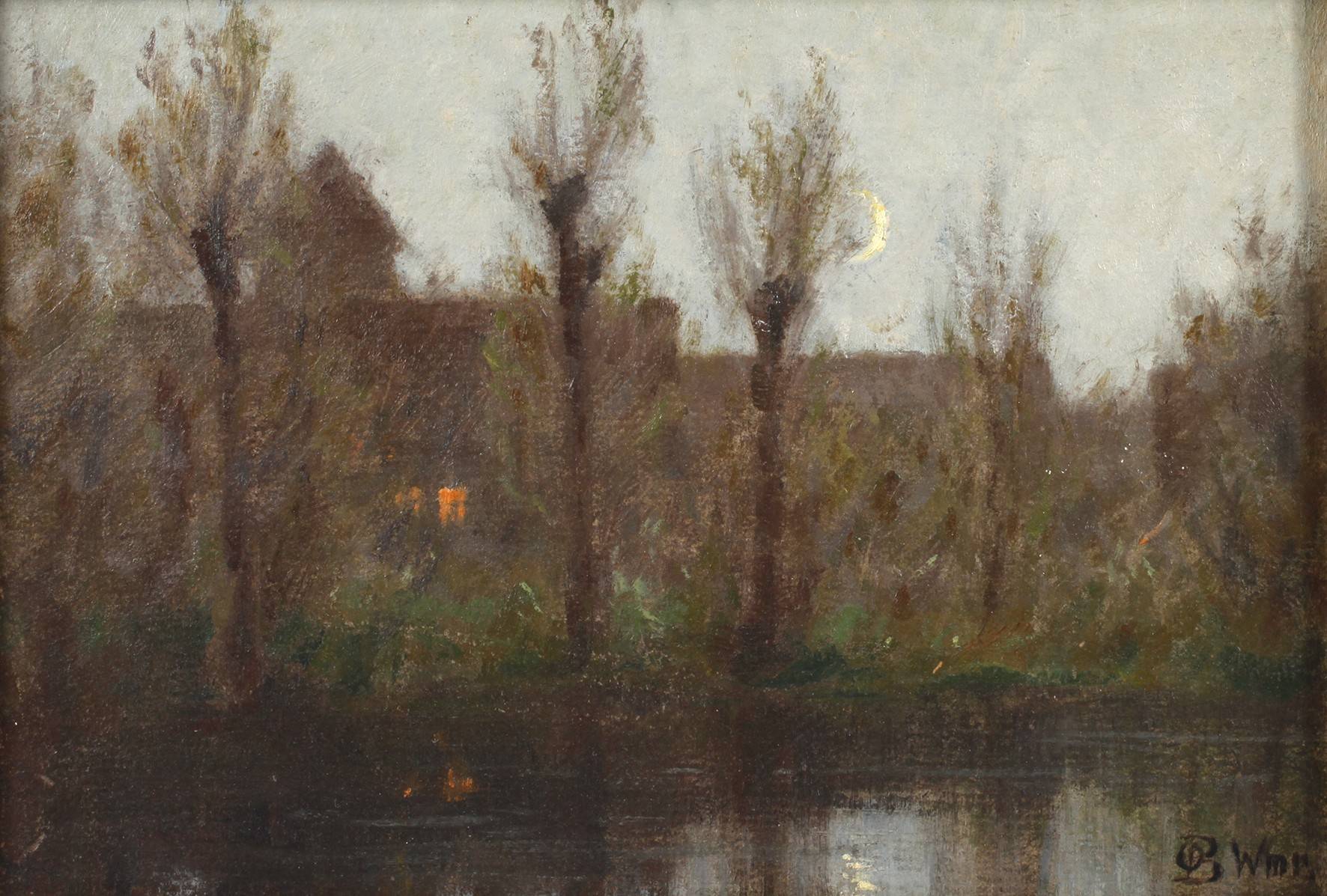 Otto Braune, attr., Mondnacht