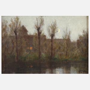 Otto Braune, attr., Mondnacht