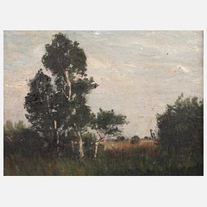 Prof. Ludwig Willroider, attr., Moorlandschaft bei Dachau