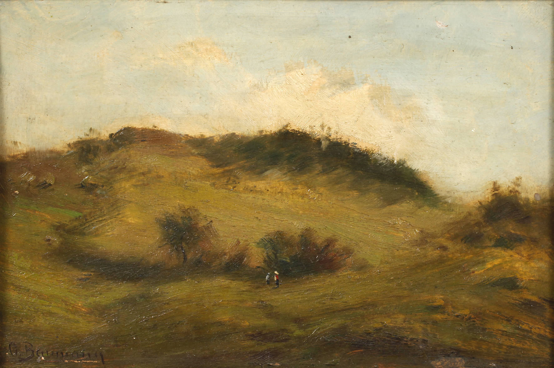 O. Baumann, Bewegte Sommerlandschaft