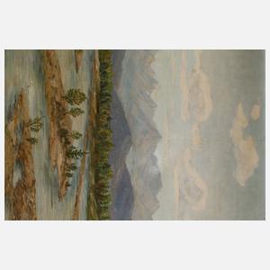 Georg Höhlig, Fluss in alpiner Landschaft