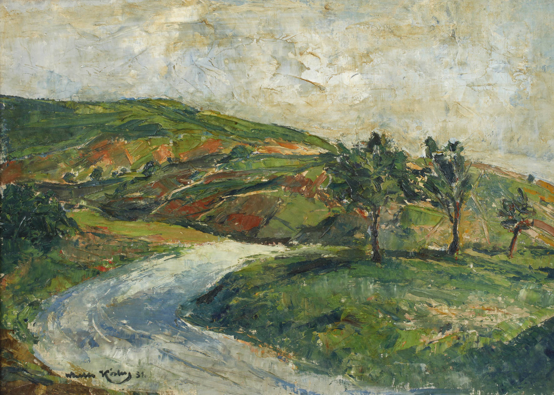 Walter Köster, Bewegte Sommerlandschaft