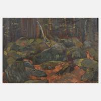 Albert Pütz, ”Bemooste Steine im Walde”111