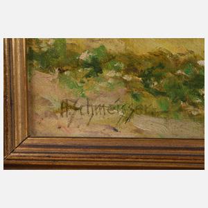 H. Schmeisser, Haus in Sommerlandschaft