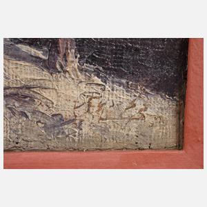 Winterliche Gebirgslandschaft