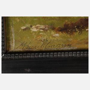 Michael Haubtmann, Sommerlandschaft mit Gebirgssee