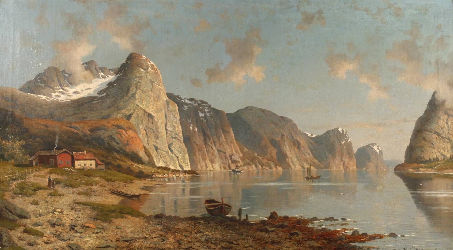 Heinrich Eduard Heyn, Norwegische Fjordlandschaft