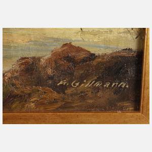 A. Gillmann, Boote in der Abenddämmerung