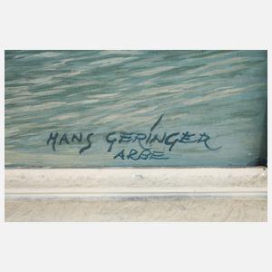 Hans Geringer, Blick auf Arbe in Kroatien