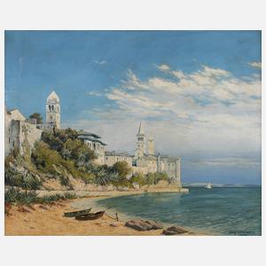 Hans Geringer, Blick auf Arbe in Kroatien