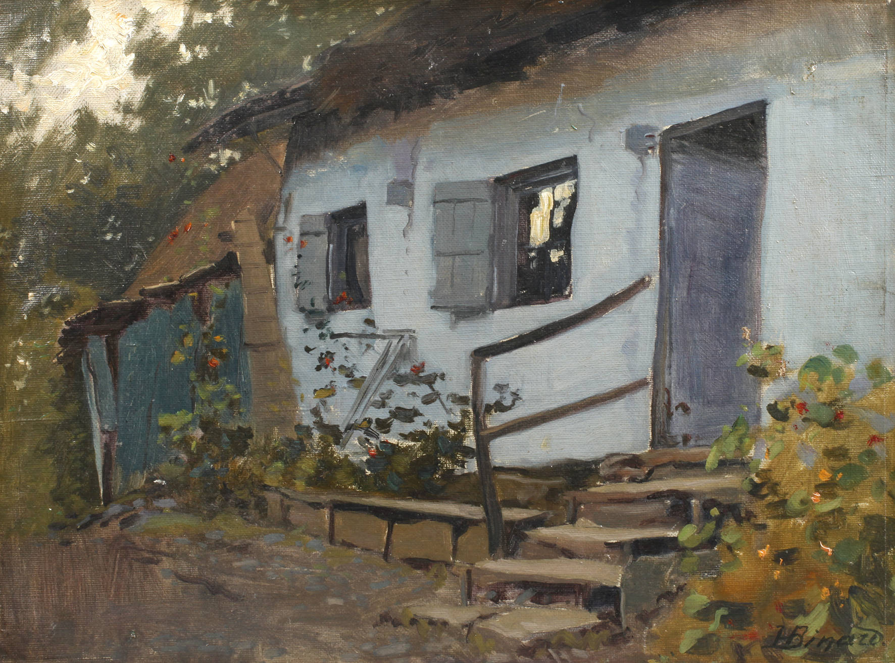 Henri Binard, Bauernhausstudie