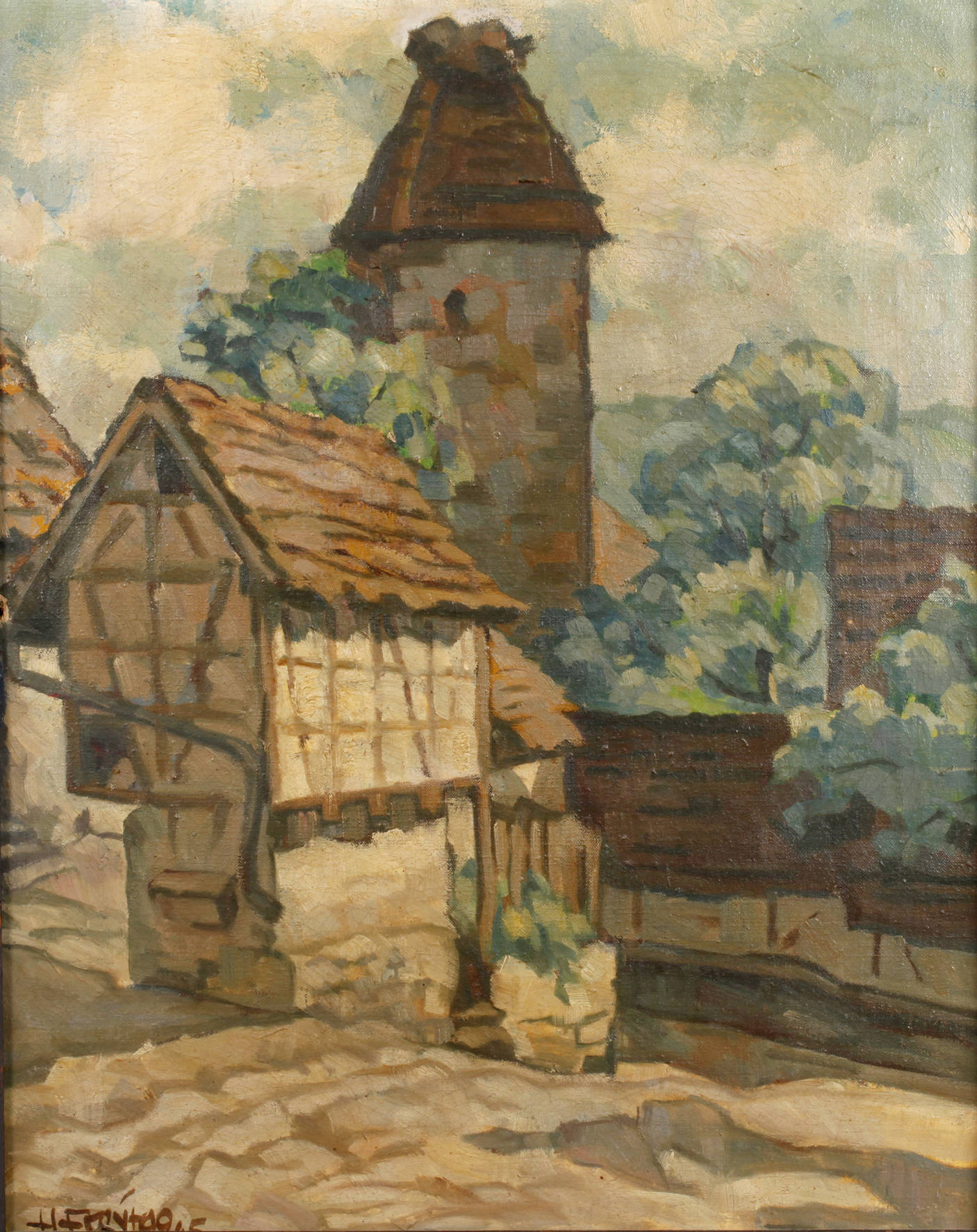 Heinrich Freytag, Ansicht Stein im Pfinztal