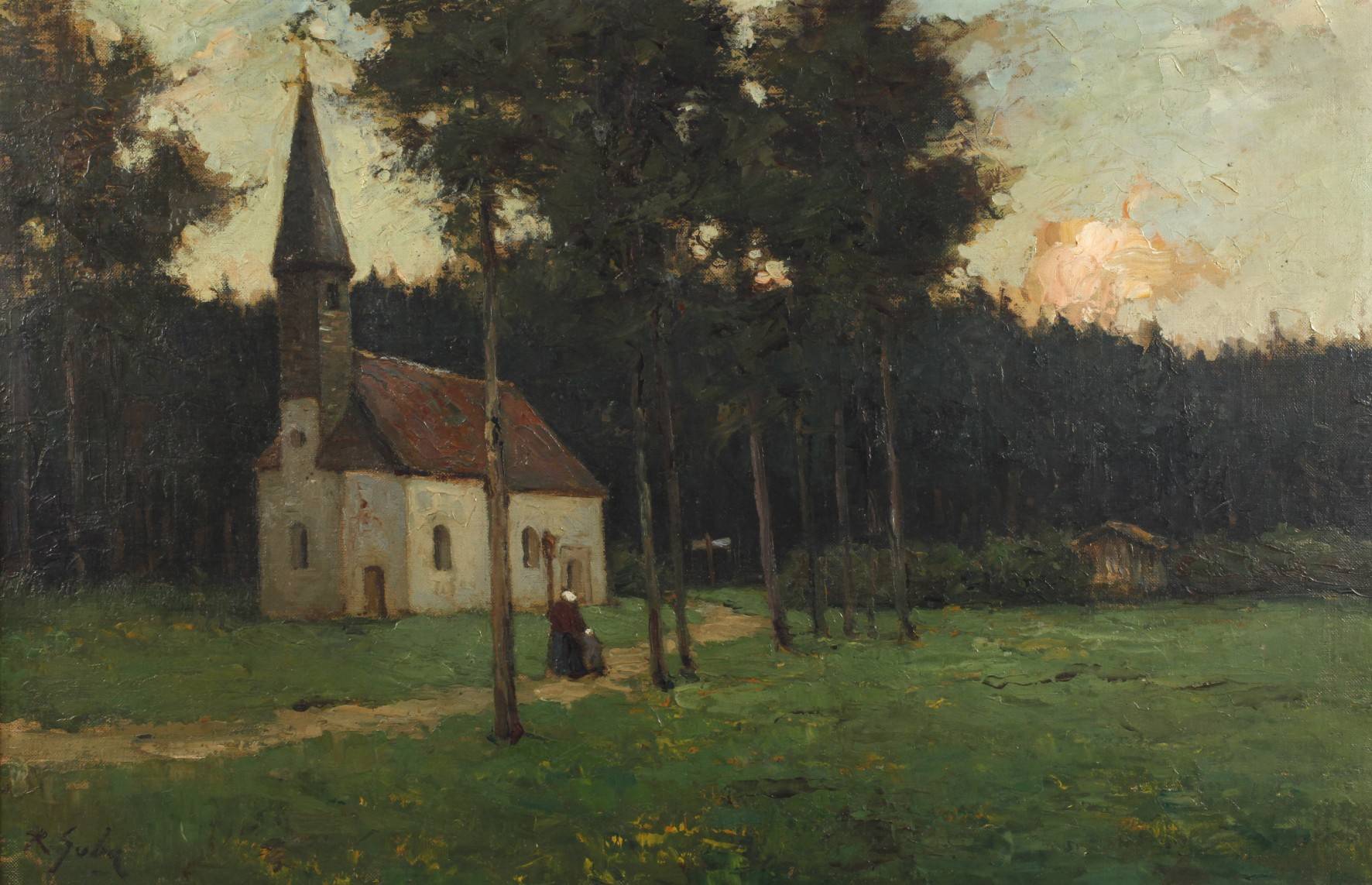 Rudolf Anton Guba, Kapelle am Waldrand