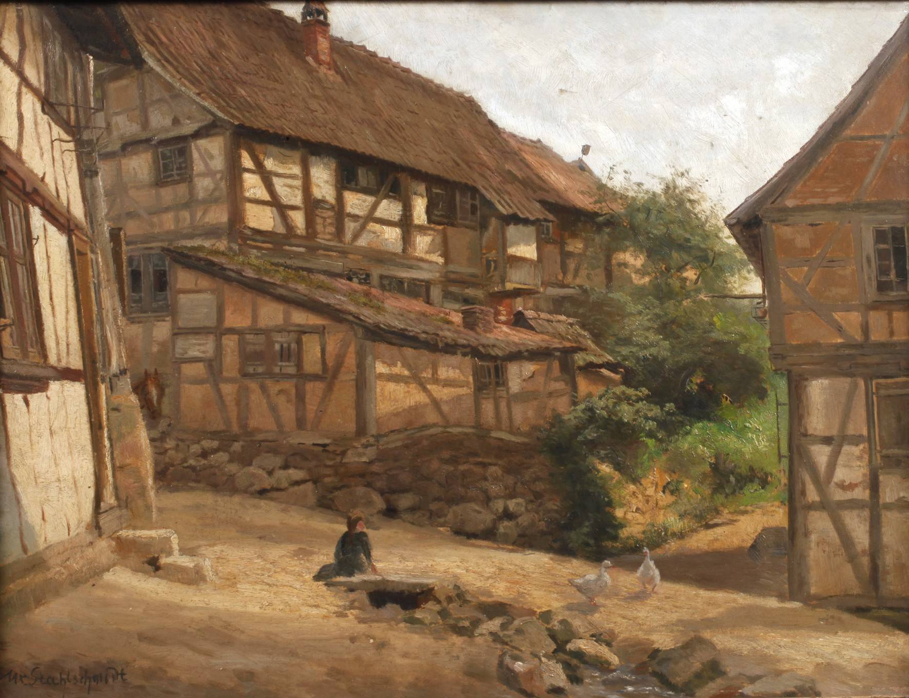 Max Stahlschmidt, Dorfidyll