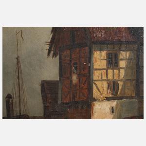 Romantische Stadtansicht