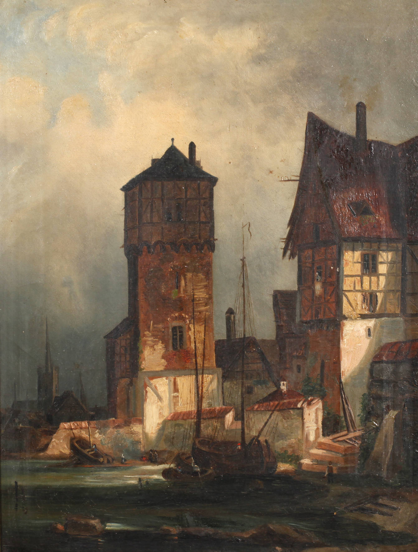 Romantische Stadtansicht