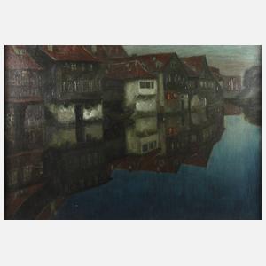 Fritz Bechert, Häuser am Fluss