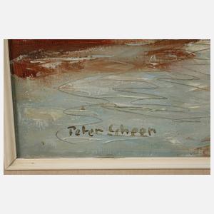 Peter Scheer, ”Im Hafen von Malcesine Gardasee”